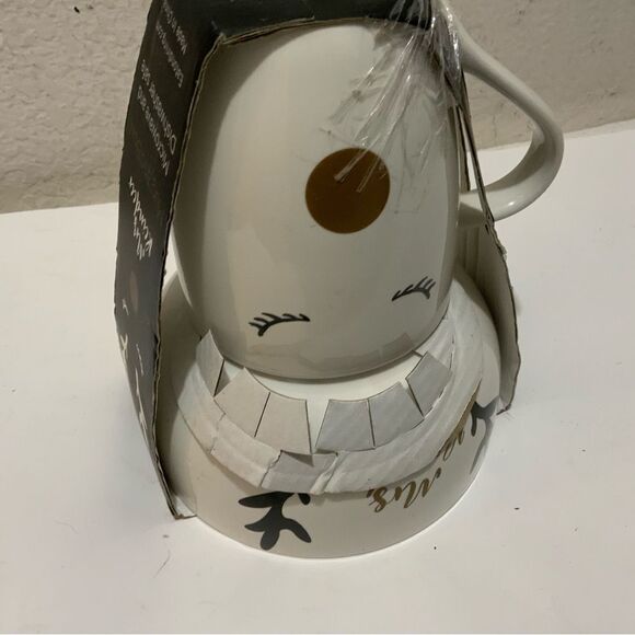 Eaton Fine Dining 2 Piece Christmas Mrs Reindeer Bowl & Mug Set New in Original - Picture 6 of 8